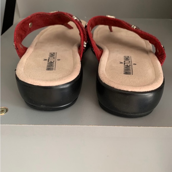 MINNETONKA red sandals sz 7 - Picture 2 of 6